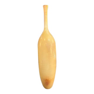 Suzanne Ramié (1907–1974) for Madoura Pottery – Large Stoneware "Bouteille" Vase, 20" H [Jg] For Sale