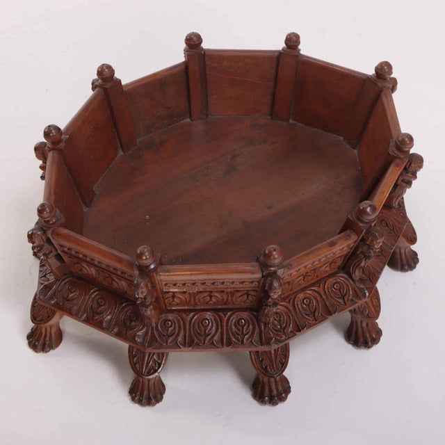 Mid 20th Century An Ornate Figural Carved Hardwood Pet Bed. 20th C. For Sale - Image 5 of 5