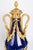 Lidded Vases in Sèvres Blue Porcelain and Gilded Bronze, Set of 2 For Sale - Image 4 of 10