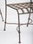 Florentine Style Wrought Iron Garden Chairs - A Set of 5 For Sale In New York - Image 6 of 9