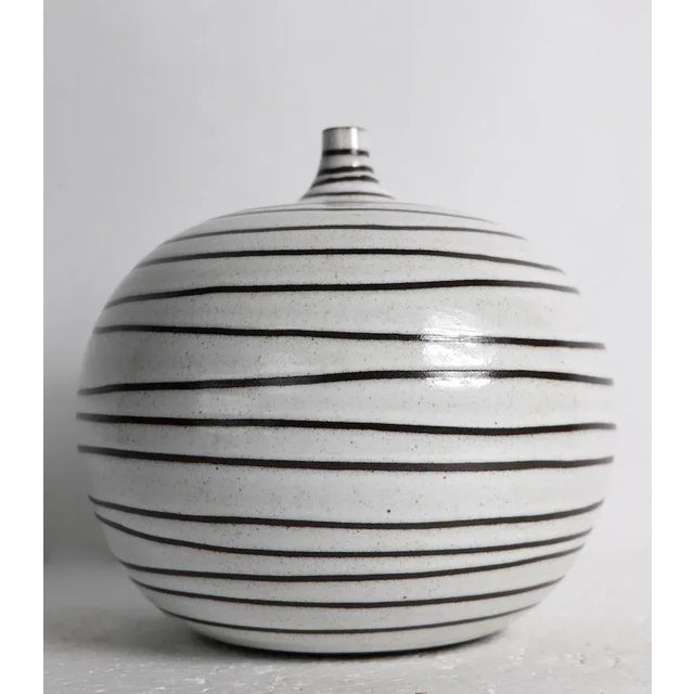 2010s Art Pottery Vase by Noted Ceramic Artist Boyan Moskov 2011 For Sale - Image 5 of 13