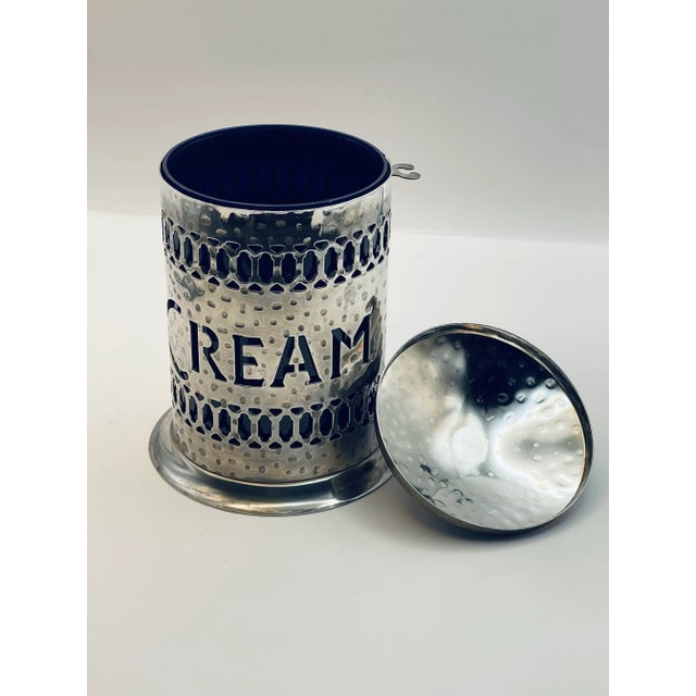 Mid 20th Century Silverplate Creamer Jar For Sale In Jacksonville, FL - Image 6 of 9
