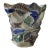 Vintage Handmade Abstract Textured Studio Pottery Sculptural Vase, Unsigned For Sale