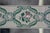Gate House Ivory Contour Leg Wood Luggage Rack With 3 Petit Point Straps For Sale - Image 9 of 16