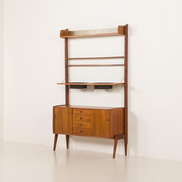 Ergo Wall Unit with Planter by John Texmon, Norway, 1960s For Sale - Image 4 of 18