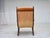 Vintage Scandinavian Rocking Chair in Velour and Dark Beech, 1960s For Sale - Image 12 of 18