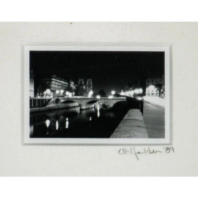 Fabulous original b&w photo of the "Ponte Vecchio' bridge over the Orno River in Florence by acclaimed photographer, Eric...