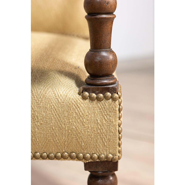 18th Century French Louis XIII Style Armchair For Sale - Image 9 of 11
