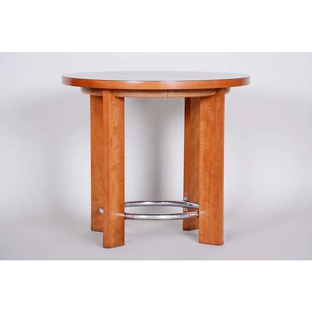 Art Deco Coffee Table in Maple, Czech, 1930s For Sale - Image 6 of 8