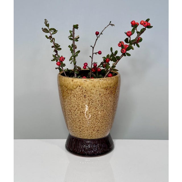 1940s Modernist Studio Ceramic Art Vase from Helma Klett, Germany, 1940s For Sale - Image 5 of 14