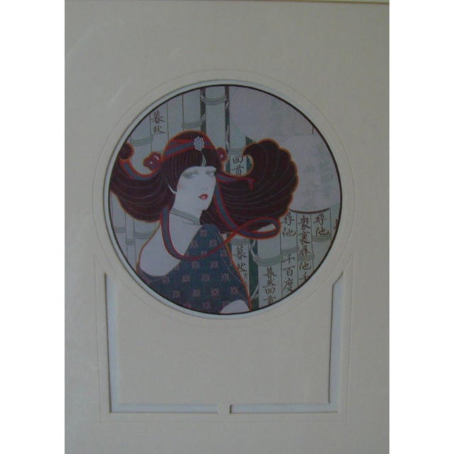 Art Deco Art Deco Framed Wall Hanging Decor - Set of 2 For Sale - Image 3 of 13