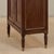 Antique French Louis XVI Mahogany Cabinet With Carrara Marble Top and Brass Gallery For Sale - Image 12 of 18