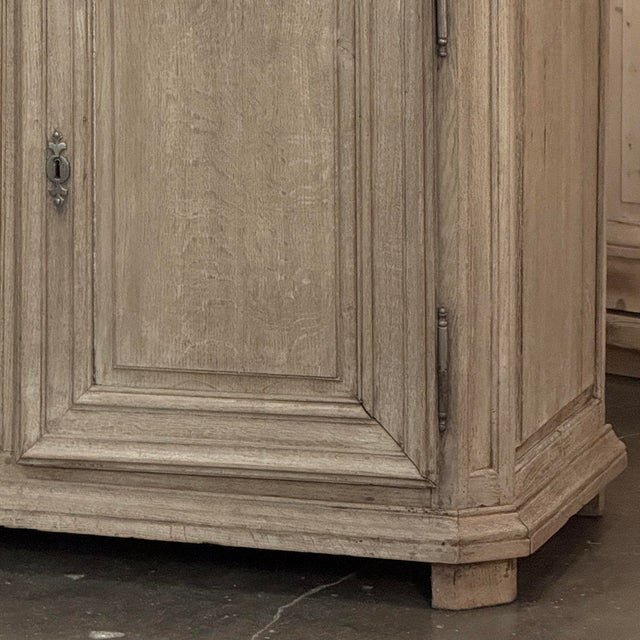 18th Century Country French Neoclassical Stripped Oak Buffet For Sale - Image 11 of 18