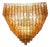 Venetian Amber-Rosè Murano Glass Flush Mount by Simoeng for Simoeng For Sale