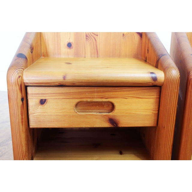 Wood Danish Bedside Tables by Rainer Daumiller, 1970, Set of 2 For Sale - Image 7 of 13