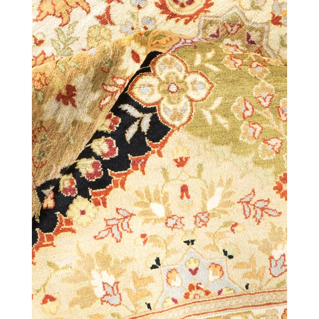 Textile Mogul, One-of-a-Kind Hand-Knotted Area Rug in Orange, 8' 0" x 10' 3" For Sale - Image 7 of 8