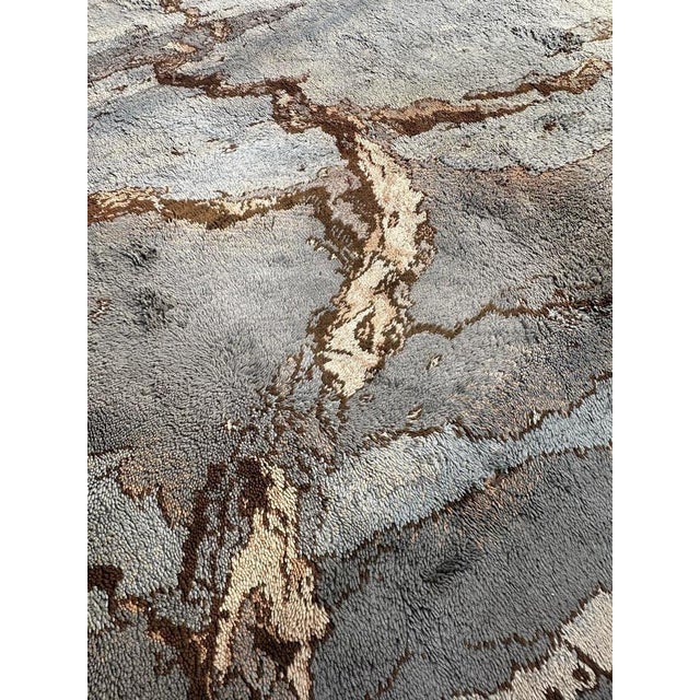 German Modern Rug with Forest Motif, 1960s For Sale - Image 11 of 16