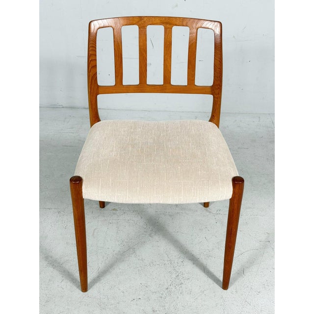Vintage Dining Chairs in Teak by Niels Otto Møller for JL Møllers, 1970s, Set of 4 For Sale - Image 12 of 18