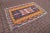 1960s Tribal Orange Hand Knotted Kilim Rug Size: 4.3 x 6.2 ft (130 X 188 cm) 51 x 74 inches Color: Orange, Pink, Green,...