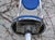 Blue Chrome Rotating Stool, 1990s For Sale - Image 8 of 18
