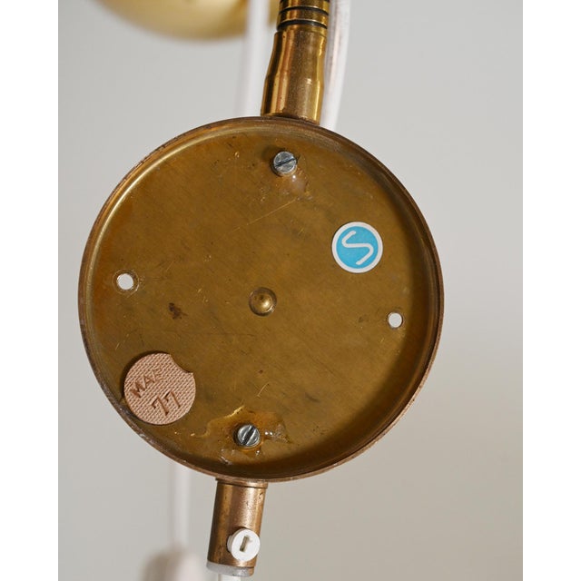 Brass Wall Lamps by Möllers Armatur Eskilstuna, 1950s, Set of 2 For Sale - Image 9 of 11