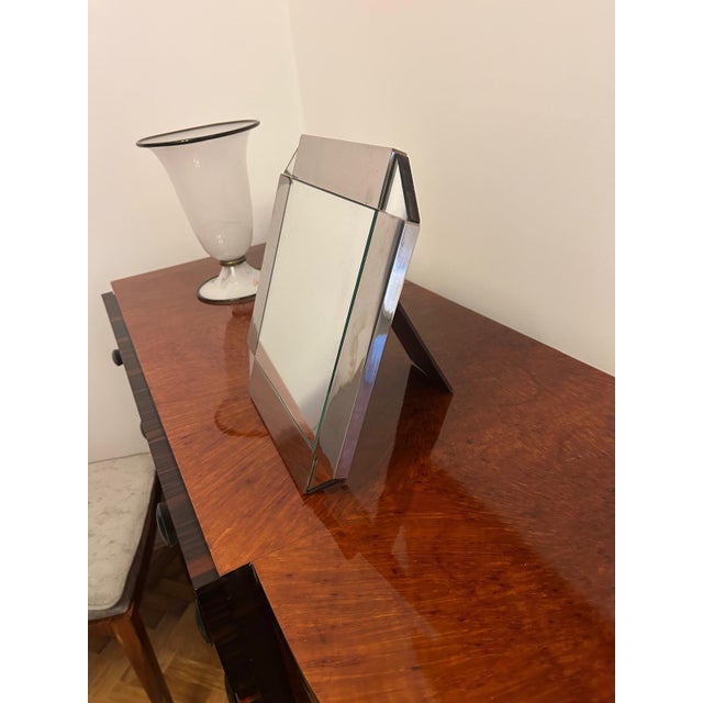Mid-Century Modern Vintage Italian Vanity Table Mirror, 1970s For Sale - Image 3 of 5