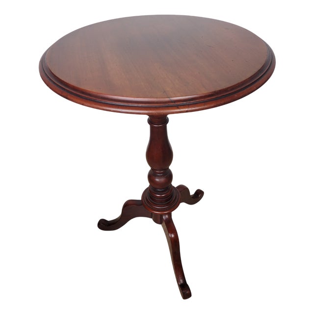 English Victorian Pedestal Tripod Table, 1890 For Sale