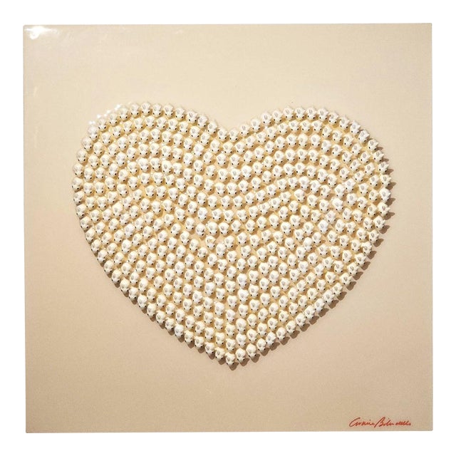 White Bunnies by Carmine Bilardello Mix Technique on Panel For Sale