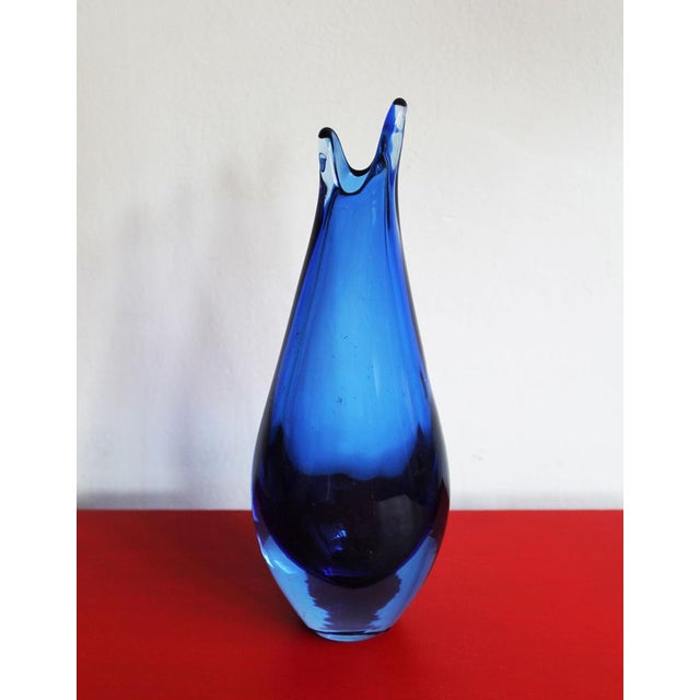 Model 6005 Flower Vase by Maria Stahlikova and Milena Veliskova for Skrdlovice, 1960s For Sale - Image 11 of 13