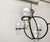 Mid-Century Danish Metal and Glass Candleholder Pendant, 1960s For Sale - Image 4 of 18