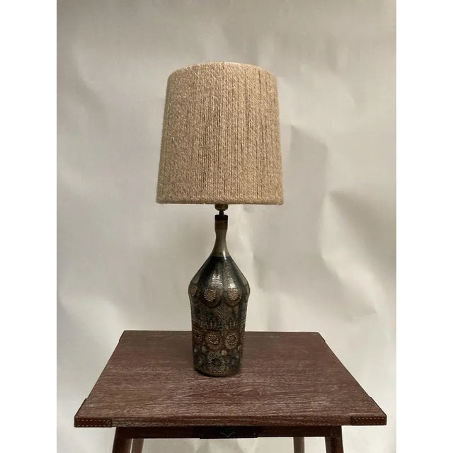 Ceramic Table Lamp from Quimper, 1970s For Sale - Image 4 of 6