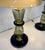 Glass Murano Glass Table Lamps in Smoked Grey and Black Glass and Brass, 2000s, Set of 2 For Sale - Image 7 of 16
