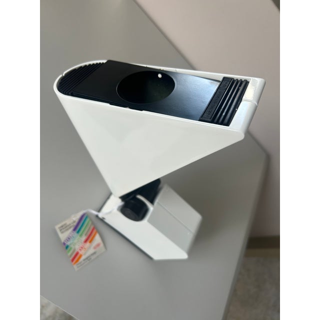 Lucifaro Spotlight in Black and White Technopolymers by Giugiaro for Luci, 1980s For Sale - Image 10 of 10