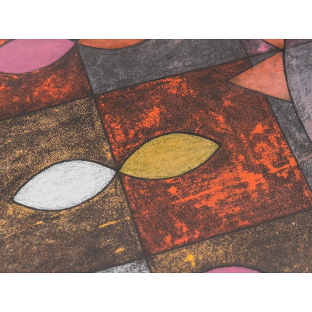 1960s Hans OSSWALD, Sonnen, Mixed Media on Paper, Framed For Sale - Image 5 of 10