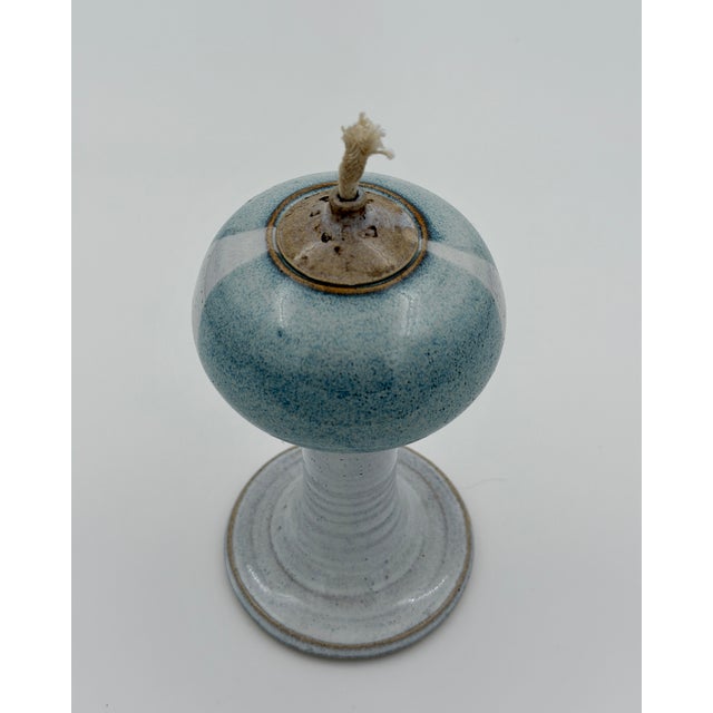 Danish Oil Lamp by Jette Hellerøe, 1960s, in Very Good conditions. Designed 1960 to 1969 This piece has an attribution...