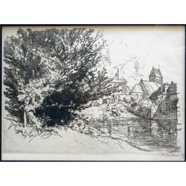 Auguste Louis Lepere Etching Signed Proof For Sale