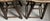 Pair Mid Century Wood and Rush Seat Swivel Bar Stools, Counter Stools For Sale In New York - Image 6 of 6