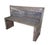 Antique Rustic Beach House Plank Bench W Antiqued Crackled Paint~ French Country For Sale - Image 4 of 17