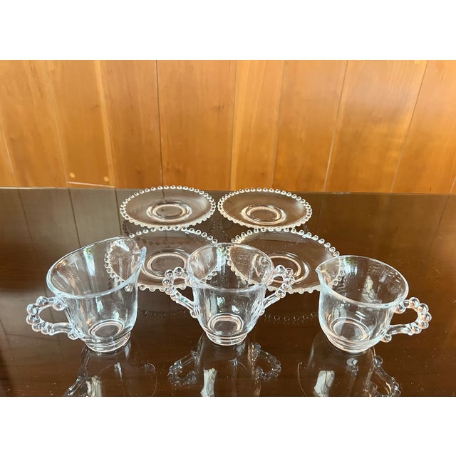 Mid-Century Modern Vintage Imperial Candlewick Serving Set - 7 Piece For Sale - Image 3 of 12