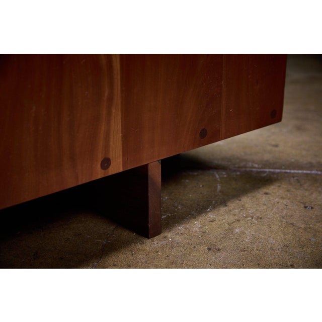 Late 20th Century Three-Drawer Pedestal Table by George Nakashima For Sale - Image 9 of 9