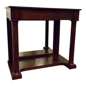 Theodore Alexander Transitional Mahogany Finished Foyer Hall Table