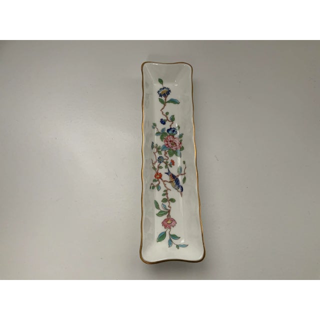 White Vintage Aynsley Pemproke Bone China Trinket Dish For Sale - Image 8 of 10