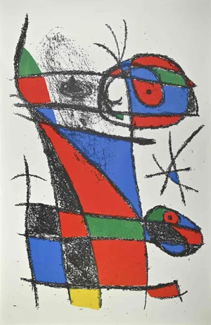 Joan Miró, Lithographe VI, 1974, Lithograph