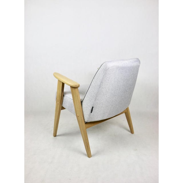 Beige & Gray Model 366 Lounge Chair by Józef Chierowski, 1970s For Sale - Image 10 of 15