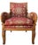 A beautifully carved armchair by Sherrill with elegant scroll arms and rosette details. The frame has a great presence,...