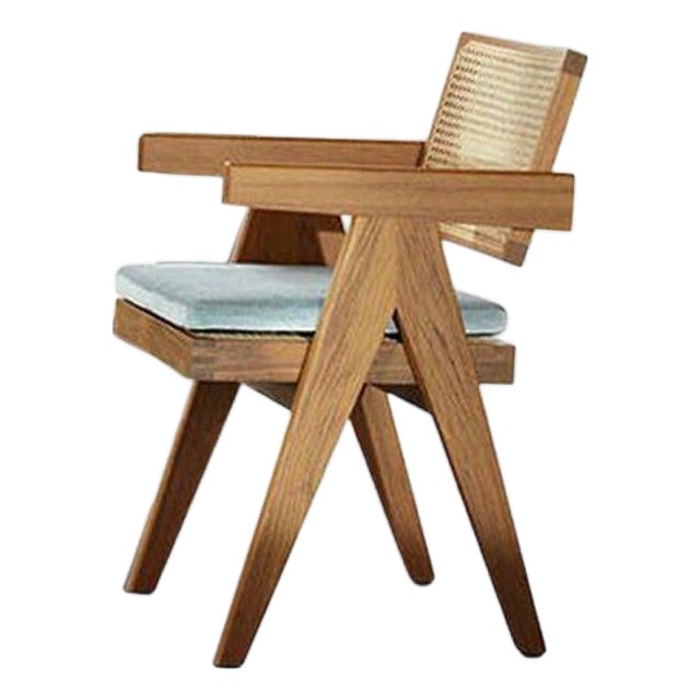 051 Capitol Complex Office Chair with Cushion by Pierre Jeanneret for Cassina For Sale