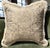 1990s Mariano Fortuny Silver & Beige Damask Designer Pillow - 1 of 2 For Sale - Image 5 of 5