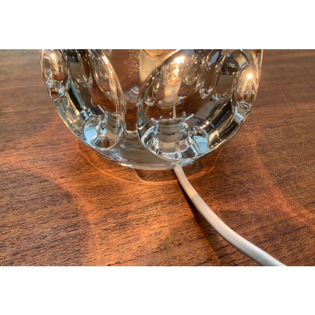 Vintage German Glass Table Lamp from Peill & Putzler For Sale - Image 8 of 18