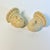 1970s Vintage Boho Chic Americana Ceramic Trompe L’Oeil Turkey Salt and Pepper Shakers - A Pair For Sale - Image 6 of 11