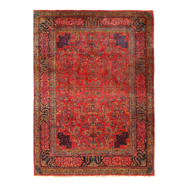 Antique Persian Manchester Kashan Rug Chairish